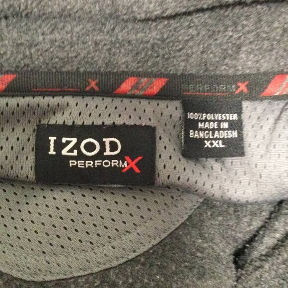 IZOD Performance Mens Quarter Zip Pullover Jacket XXL - Picture 5 of 5